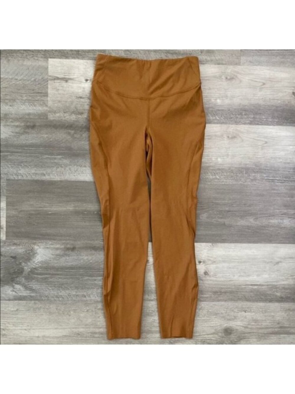 Lululemon Base Pace HR Tight 25" Leggings Ancient Copper Brown Raw Hem Womens 6